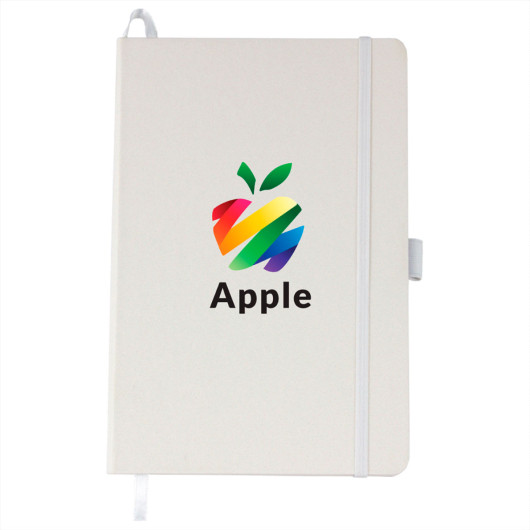 Mela Recycled A5 JournalBooks White